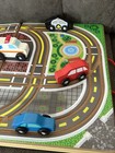 Melissa And Doug Take-along Town Kids Portable Play Imagination Wooden Toy Set