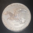 2017 Canada Maple Leaf 5 Dollar 1oz  9999 Silver Coin Bu Piece