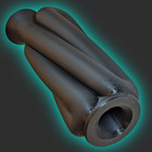 Didgeridoo Travel Didge Spiral Didg Black Blanco Compact Yidaki Key Of E