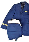 1980 s Wider  e Norwegian Airlines Name Pilot Uniform With Logo Wings Badge