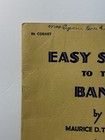 1939 Easy Steps To The Band Sheet Music For Cornet Maurice D Taylor