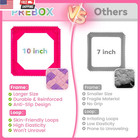 Pro 10 Inch Potholder Loom Kit For Kids   Beginners  Large Weaving Loom Crafts F