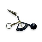 Vintage Pocket Letter Scale Postal Mail Weighing Tool With Leather Case Germany