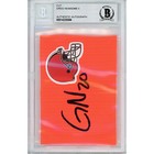 Greg Newsome Signed Football Pylon Cut Cleveland Browns Autograph Bas Auto Slab