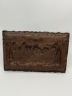 Vintage 3d Raised Last Supper 14  X 9  Resin plastic Christian Wall Hanging art