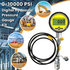Digital Hydraulic Pressure Gauge Test Coupling Kit 700bar 10000psi 70mpa 1 4-npt