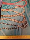Vintage 1970 Pearl And Bead Design Jewelry Making Pattern Book