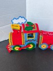Vintage  Canvas Needlepoint   5 pieces Christmas Train