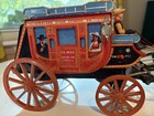 Vintage 1950 s  talking Stage Coach  Japanese Tin Toy  Battery Operated Yonezawa