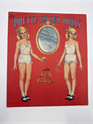 Pretty Paper Dolls Vintage Saalfield Uncut Book 1940s  1580