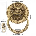 1pc Chinese Brass Door Knocker With Dragon Carved 