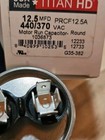 Titan Hd Prcf12 5a 12 5 Mfd 440 370-volt Round Run Capacitor