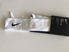 Nike White Drifit Head Tie  20 Headband Unisex Womens Tennis Basketball Osfm Nwt