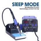 Wep 938bd-ii Soldering Iron Station Hot Air Gun Desolder Station With Led Lamp