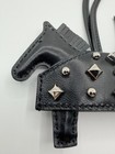 Hermes Horse Rodeo Robeo Rock Pm Craie Silver Studded Milo Leather Bag Charm