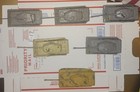  f-17  6 Zylmex Wwii German King Tiger Tanks  Diecast  Painted  Parts Missing 