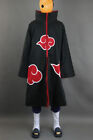 Naruto Akatsuki Tobi Uchiha Obito Robe Cloak Coat   Resin Mask Cosplay Costume