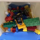 Lego Duplo Step 2 Building Blocks Table With Storage And Duplos Vtg