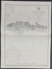 1920 El Salvador Harbor Of La Libertad  23 x19  Map Hydro  U s s  Ranger 1883