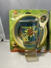 2004 Lot Of 2 Sponge Bob Squarepants 3-pc Dinnerware Set Vintage New