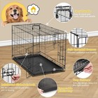 48  Xl Double Door Dog Crate  Pet Kennel Cage