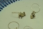 Lot Of Six 925 Sterling Silver Wine Glass Charms Markers Animal Themed