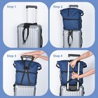 2 Pack Luggage Straps Bungees adjustable Suitcase Carry On Bag Handle Portable T