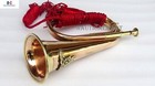 Solid Copper Bugle With Beautiful Rope Us Military Cavalry Horn
