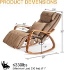Rocking Chair With Massage Function  Reclining Function  Electric Relaxing Chair