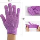 24 Pcs Exfoliating Shower Gloves Nylon Body Scrubber Bath Spa Washing Gloves