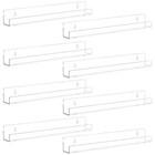 8 Pack Wall Mounted Shelf clear Acrylic Nail Polish Organizer Display  Wall R   