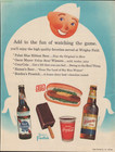 1960 Official Cubs Wrigley Field Baseball Scorecard Dime Program Vs S f  Giants