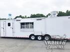 New 8 5x32 Enclosed Cargo Concession Food Vending Kitchen Trailer W  Bath