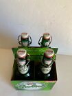 Vintage Grolsch 16oz Beer Bottles Flip Top Green Lot Of 4 In Original Case