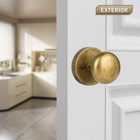 Dummy Door Knobs Interior  Antique Brass Bronze Door Knobs  Vintage Non-locki   