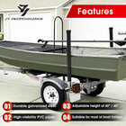Boat Trailer Guide-ons  40  48  Adjustable  Rustproof Electro-galvanized Steel T