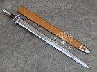 Katzbalger Sword With Scabbard Handmade Carbon Steel Tactical Viking Sword