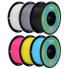Matte Pla 3d Printer Filament 1 75mm - 6 Color Pack  1kg Each  High Quality