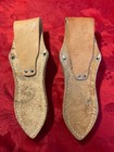 Pair Of Leather Hand-made Knife Tool Sheaths With Belt Loop