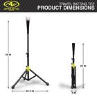 Batting Tee Baseball Softball T Ball Adjustable Tripod Travel Training Folding