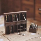 1 12 Scale Dollhouse Miniatures Furniture Vintage Combination Cabinet Unfinished