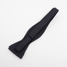 Hermes Butterfly Necktie Silk Bowtie Tie Navy  Ws15648