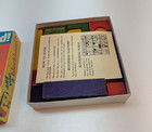 Vintage 1954 Blockhead Party Game Wood Block Stacking Box Toy Usa
