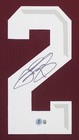 Johnny Manziel Autographed   Framed Maroon Texas A m Jersey Beckett Certified