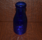 Vintage Liberty Milk Co  Cobalt Blue Pint Milk Bottle U s a   h 
