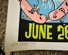 Pearl Jam Ap Signed By Munk One   Frank Kozik Amsterdam Concert Poster Nm vg