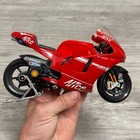 Maisto Ducati 1 12  69 Nicky Hayden Alice Racing Motorcycle Rare Red W stand
