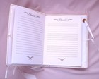Elegant Wedding Guest Book With Pen