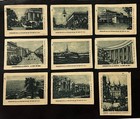 Travelstamps  1960 Russia Matchbox Labels - Lot Of 9 Russian Cities   Landmarks