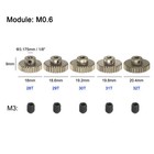 M0 6 Pinion Gear Set 3 175mm Shaft 28t 29t 30t 31t 32t Aluminum Motor Gears 5pcs